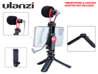 Ulanzi Vlogging Kit - Microphone + Mini Tripod + Phone Mount