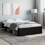 Lit adulte-120 x 190 cm, Cadre de lit noir 120x190 cm petit double KSAW72157 MaisonChic