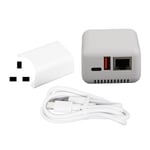 USB 2.0 verkkotulostuspalvelin 5V LAN Print Share Server Langaton tulostuspalvelin Windows XP:lle Androidille Linux 3.4 100?240V UK Plug