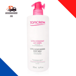 Ultra Hydratant Lait Corps, Hydrate 48h, Protège la Peau 500ml - Topicrem