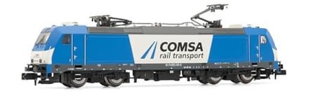 COMSA, locomotive électrique 253, livrée bleu-blanc, ep. VI, avec décodeur DCC