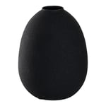 LEONARDO HOME Vase CASOLARE 041697 en métal Noir 16,4 cm