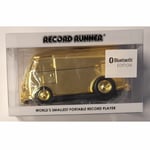 Record Runner Bluetooth Portable Vinyl Record Player (gold special edition)