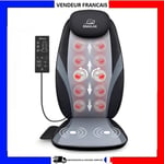 Siège Massant Shiatsu Chauffant Pour Dos Cou Epaule  Massage Profond Relaxation