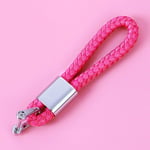 QYV Étui de Protection de clé de Voiture, adapté pour Hyundai Solaris HB20 Veloster SR IX35 Accent Elantra i30 pour Accessoires KIA Rio K2 K3 Sportage | Étui à clés pour voi,Pink Keyring