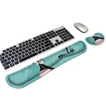 JJTXSQSMQM Keyboard Wrist Rest Memory Foam Ergonomics Mouse & Keyboard Wrist Rest Support Pad Cushion For Office Work