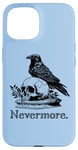 Coque pour iPhone 15 Black Quoth The Raven Nevermore