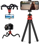 Trépied Pour Téléphone Portable, Rotatif À 360° Flexible Mini Trepied, 3 En 1 Trepied Smartphone, Pour Phones, Camera & Gopro, Idéal Pour Enregistrement Vidéo