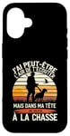 Coque pour iPhone 16 Cadeau idée Drôle Chasseur Homme Chasseur Humour Chasse