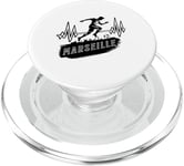 Cadeau Supporter Marseille Foot marseillais PopSockets PopGrip pour MagSafe