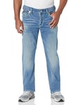 True Religion Brand Jeans Men's Ricky Double Raised Super T Flap Straight Jean, Beach Fire Medium