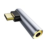 Adaptateur Audio USB C vers 3,5 mm, USB Type C vers 3.5 mm Femelle Casque Jack d'écoute Dongle Aux Adapter DAC Stéréo HiFi Angle Droit pour iPhone 16/15 Plus Pro Max, iPad Pro Air 5, Galaxy S23 S22