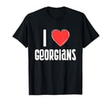 I Love Georgians Nationality Georgia T-Shirt