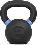 Yes4All SD7M Powder Coated Kettlebell Weight, 12 kg, Blue