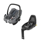 MAXI COSI Rock Babybilstol inkl. base Essential Grey Plus Base isofix FamilyFix 2