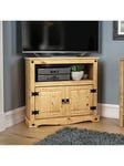 Vida Designs Corona Solid Pine Corner Tv Unit - Fits Up To 40 Inch Tv