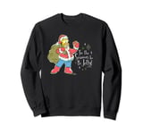 The Simpsons Homer Santa Christmas Season to be Jelly Sweatshirt