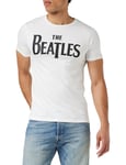 The Beatles Men's Drop T Short Sleeve T-Shirt M White