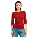 G-STAR RAW Women's Low Back Slim 3 Sl T-Shirt, Red (Baron D25065-9297-1828), XL