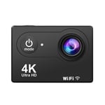 Ultra HD 4K@60fps EIS Anti-Shake Action Sport Camera 170 Lentille 5G WiFi 30m étanche avec télécommande Ensemble complet d'accessoires pour Vlog Youtube Travel,A