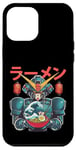 Coque pour iPhone 12 Pro Max Ramen japonais Mecha Robot géant La grande vague Anime