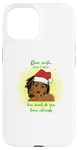 Coque pour iPhone 15 Cher Père Noël, avant que je ne t'explique à quel point tu sais déjà amusant