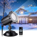 Christmas Snowflake Projector Light Led Laser Outdoor Lamp Xmas Present Party Dekor Without Remote Control EU PLUG