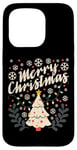 Coque pour iPhone 15 Pro Merry X-Mas Pull de Noël moche Père Noël