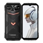 DOOGEE Vmax Plus 5G Rugged -puhelin, 16 Gt + 512 Gt, 6,58 tuuman Android 14 MediaTek Dimensity 7050 Octa Core, Verkko: 5G, OTG, NFC (musta)