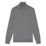 Lyle & Scott Cotton Merino Quarter Zip Jumper Herr