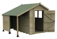 Forest Garden Timberdale Apex Shed - 6 x 8ft