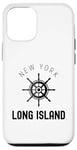 iPhone 12/12 Pro Long Island New York Vintage LI NY Ship Wheel Est 1640 Case