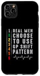 iPhone 11 Pro Max Real Men Use RACE Shift Pattern Tee - Motorcycle Gear Shift Case