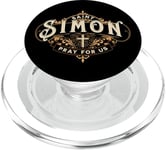 St Simon Douze apôtres de Jésus Saint catholique PopSockets PopGrip pour MagSafe