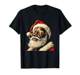 Santa Christmas African American Pajamas Cool Black X-Mas T-Shirt