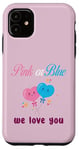 Coque pour iPhone 11 Ballons roses ou bleus