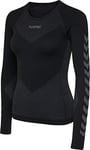 hummel Femme First Seamless Maillot, Noir, FR : L (Taille Fabricant M/L) EU