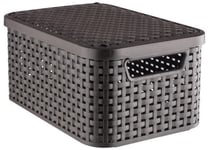 Curver Storage Box Style S Lid Brown 205839