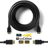 RASH Accessories High-Speed HDMI Cable 1m 2m 3m 4m 5m 10m 20m - Supports Ethernet, 3D, HDMI Cable High Speed Gold Premium Quality supports all HD ready devices and gadgets (1 Meters) Black