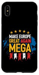 Coque pour iPhone XS Max Pro EU - Make Europe Great Again Retro Mega