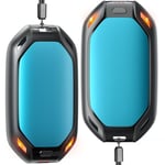 Chauffe-Mains Rechargeable,6000 mAh chaufferette pour main Magnétique 2 en 1,Réutilisable chauffe main electrique,idéale pour l'extérieur,Golf,Camping,randonnée,Cadeaux d'hiver,de Noël,de Thanksgiving