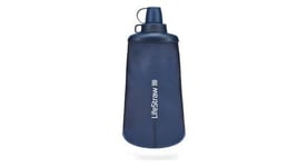 Bouteille a presser pliable lifestraw flex peak series 650 ml bleu