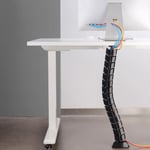 Dihl Vertical Cable Wire Tidy Computer Monitor Spine for Desks 815mm Management