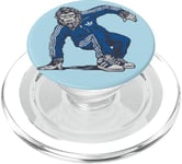 Break Dancing Sasquatch B-Boy Bigfoot Dancer PopSockets PopGrip pour MagSafe