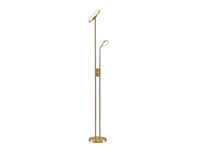 Lindby - Seppa LED Gulvlampe Round Matt Brass