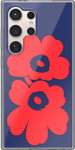 Samsung x Marimekko Dual Layer -suojakuori Galaxy S24 Ultralle, Navy/Red