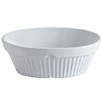 Mason Cash Stoneware Oval Roasting Vegetables & Desserts Baking Dish 17cm White