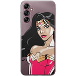 ERT GROUP Coque de téléphone Portable pour Samsung A14 4G/5G Original et sous Licence Officielle DC Motif Wonder Woman 004 Parfaitement adapté à la Forme du téléphone Portable, partiel imprimé