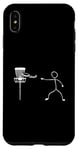 Coque pour iPhone XS Max Disque Golf Player Sports Lover Funny Stickman Jeu de plein air