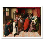 Artery8 Master Amsterdam The Death Of The Virgin Painting Art Print Framed Poster Wall Decor 12x16 inch